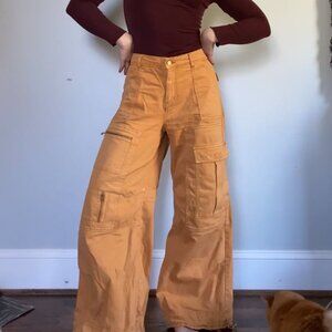 URBAN OUTFITTERS Size 30 Wide Leg Utility Pant Orange